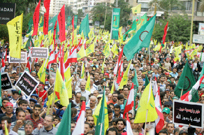 Interprétation du discours de sayed Nasrallah durant la marche en protestation à l’offense du Prophète