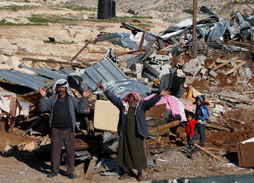 En une seule journée en avril 2012, «Israël» a détruit 21 maisons de bédouins palestiniens