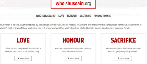 Who is Hussain : une campagne pour faire découvrir aux gens la vie de l’imam Hussain (psl)
