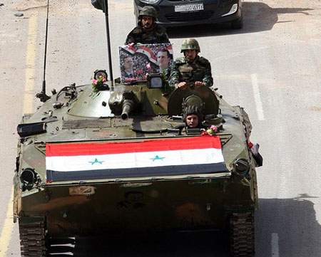 Opération militaire éclair de l’armée syrienne près de la frontière libanaise, les collines de Naaymat récupérées