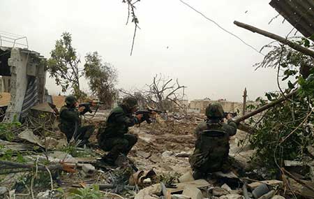 Contre-offensive de l’armée syrienne sur le front sud. Contre-offensive de l’armée syrienne sur le front sud
