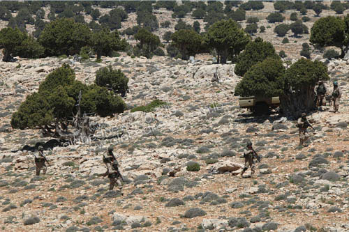 Visite au Qalamoune. Visite au Qalamoune