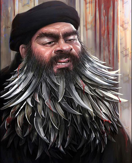 Iran: le concours de caricatures sur «Daech». Iran: le concours de caricatures sur «Daech»