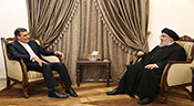 Le porte-parole du ministère iranien des AE chez sayed Nasrallah
