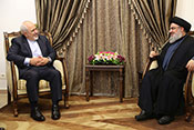 Le ministre iranien des AE chez sayed Nasrallah
