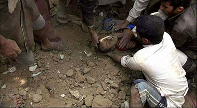 Nouveau massacre saoudien au Yémen: 12 civils tombés en martyre (photos)
