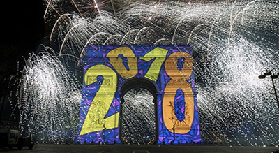 Comment le monde a célébré le passage à 2018?