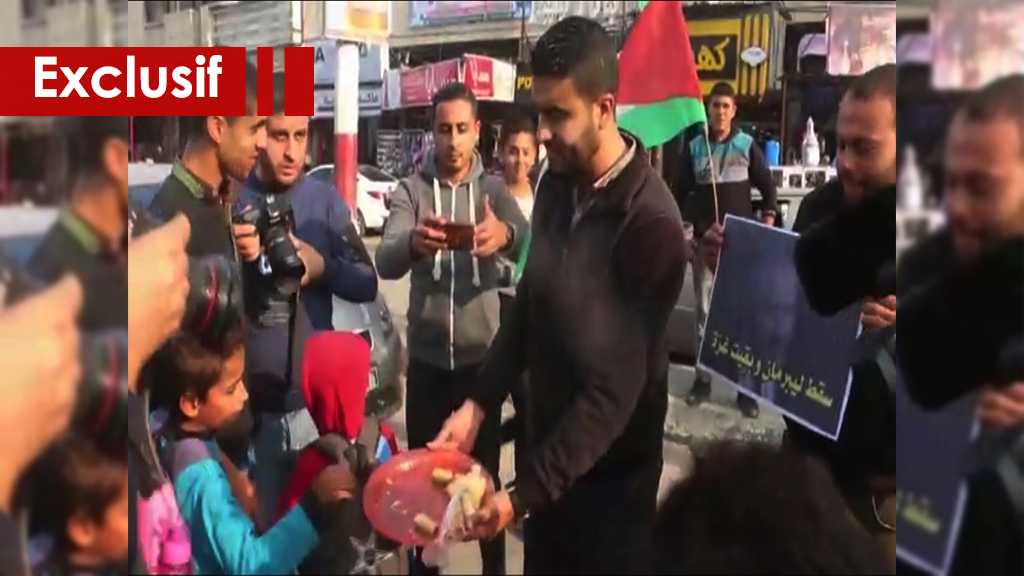 Les Palestniens célèbrent la victoire à Gaza et brûlent les photos de Lieberman