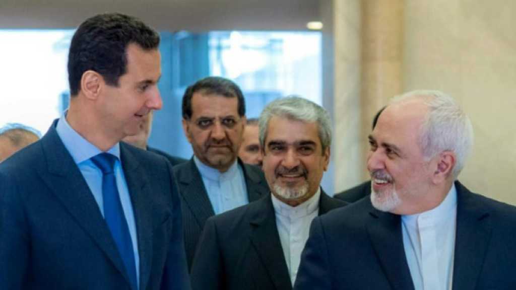 Assad et Zarif affirment l’importance d’une coordination continue entre Damas et Téhéran