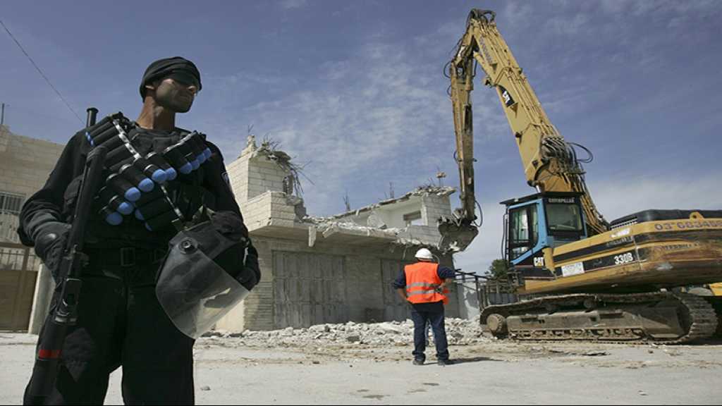 «Israël» commence la démolition de maisons palestiniennes près d’al-Qods occupée