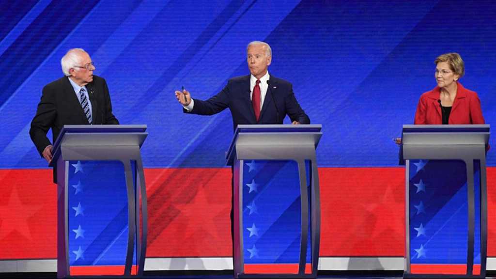 Présidentielle 2020 aux USA: le favori centriste Biden à l’offensive dans un vif débat démocrate