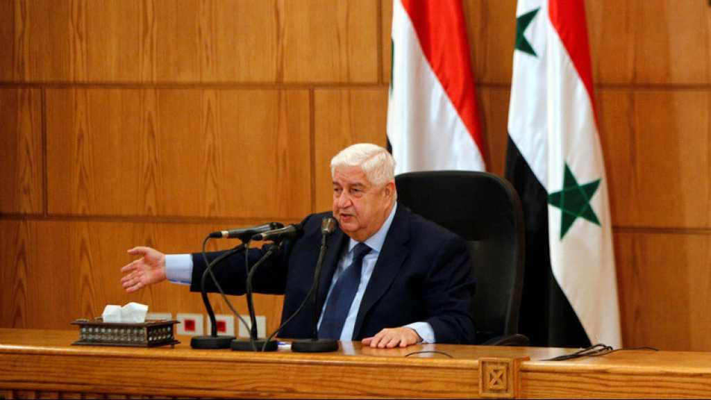 Mouallem: «La formation du Comité constitutionnel n’écarte pas le recours à l’option militaire»
