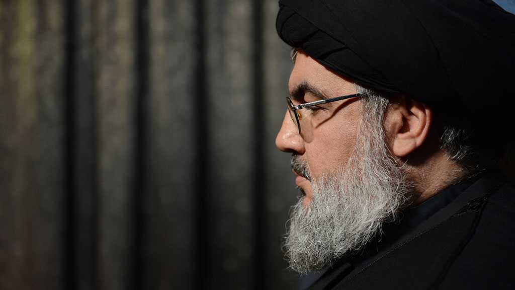 Discours du secrétaire général du Hezbollah sayed Hassan Nasrallah vendredi à 17h30 (heure locale)