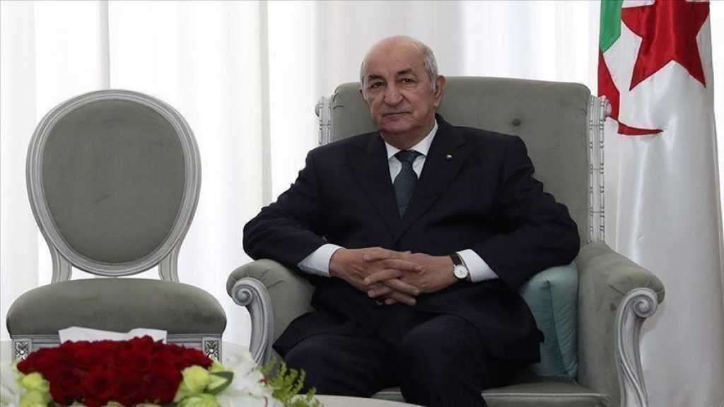 L’Algérie dit «non» à la normalisation avec «Israël»