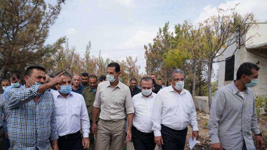 Assad: L’Etat assumera le soutien financier aux familles endommagées par les incendies