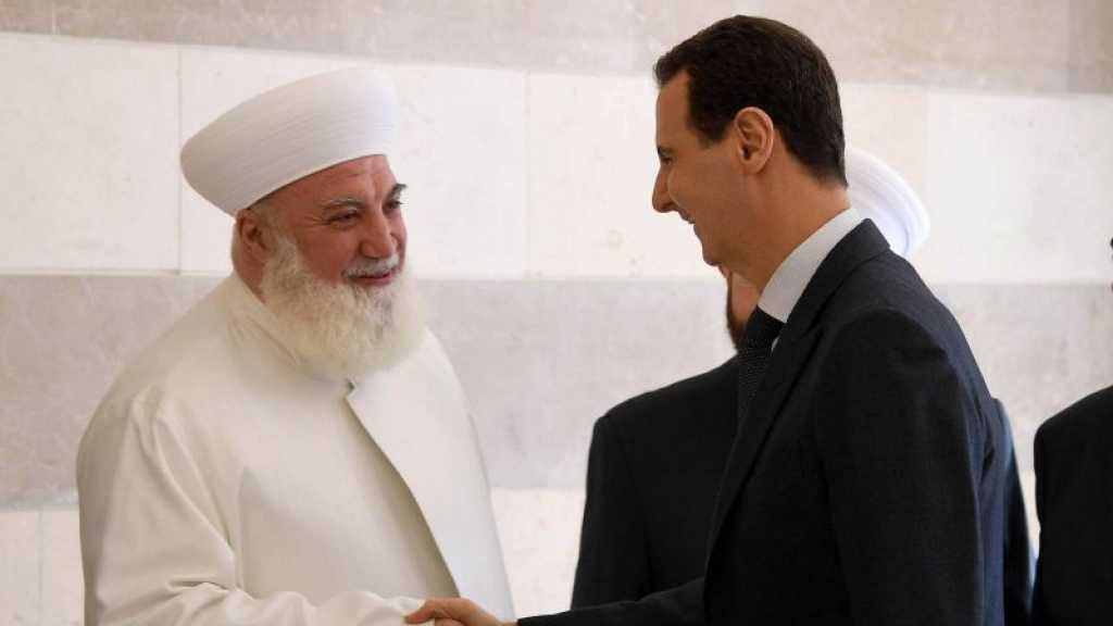 Syrie: le mufti de Damas tombe en martyre