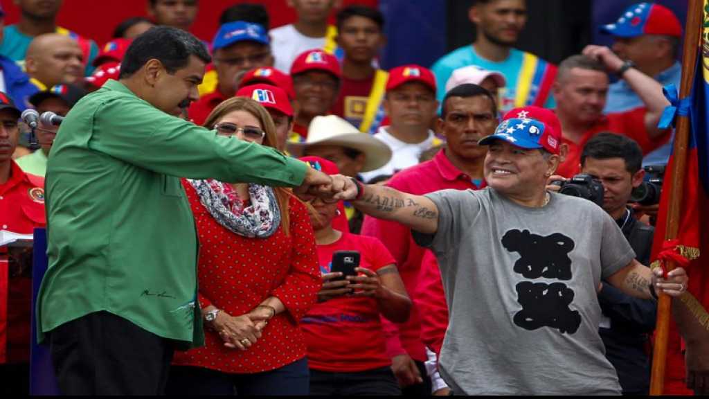 Maradona aidait secrètement le Venezuela à rompre le blocus alimentaire US