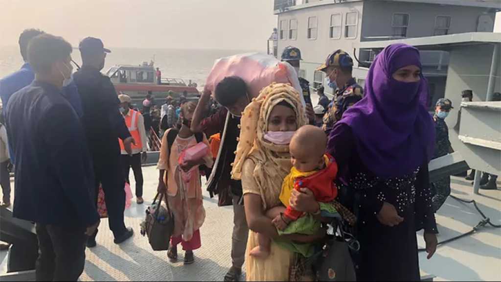 Plus de 1640 Rohingyas sont arrivés sur l’île de Bhasan Char, fréquemment inondée