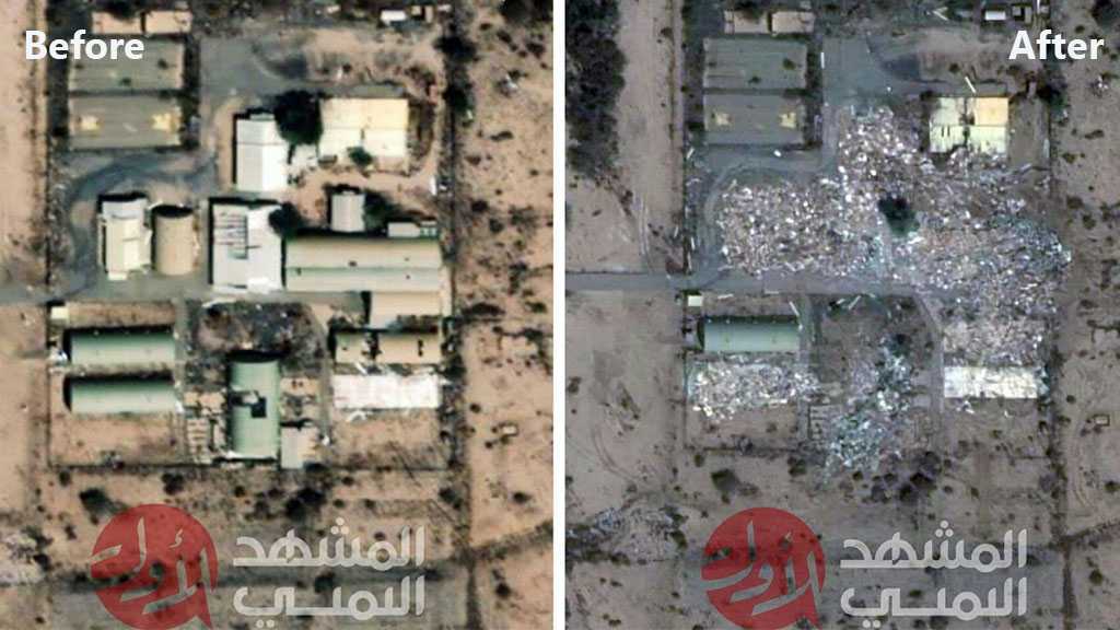 Des images aériennes montrent les dégâts occasionnés par les frappes d’Ansarullah contre une base saoudienne 