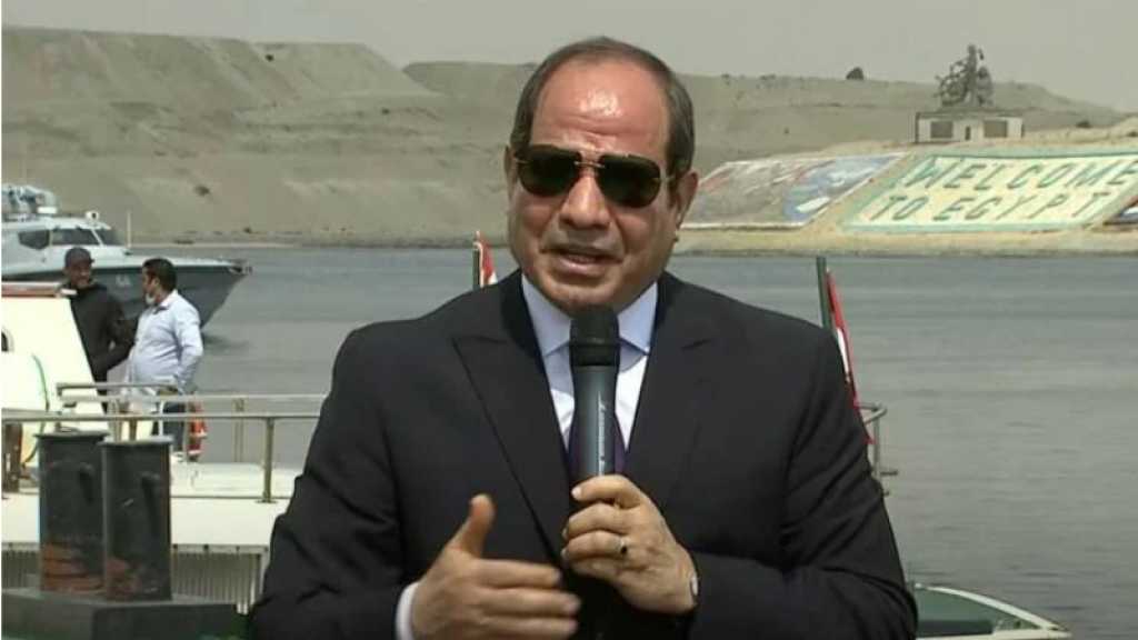 Canal de Suez: Sissi sur place après le retour du trafic maritime