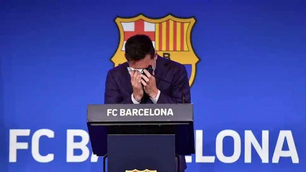 En larmes, Messi dit adieu au Barça et se rapproche du PSG
