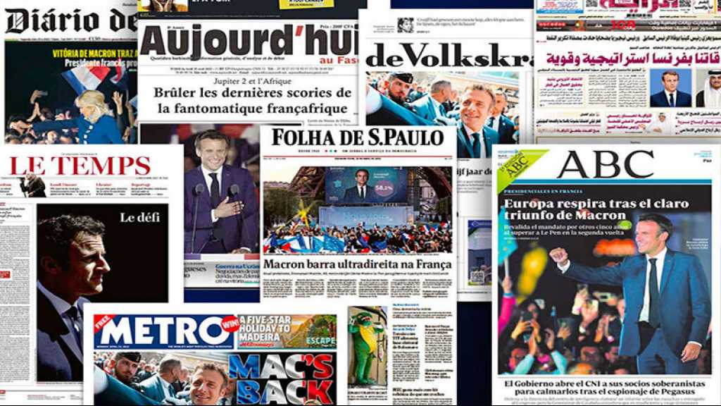 Présidentielle: la presse étrangère salue la victoire de Macron, s’inquiète d’une France polarisée