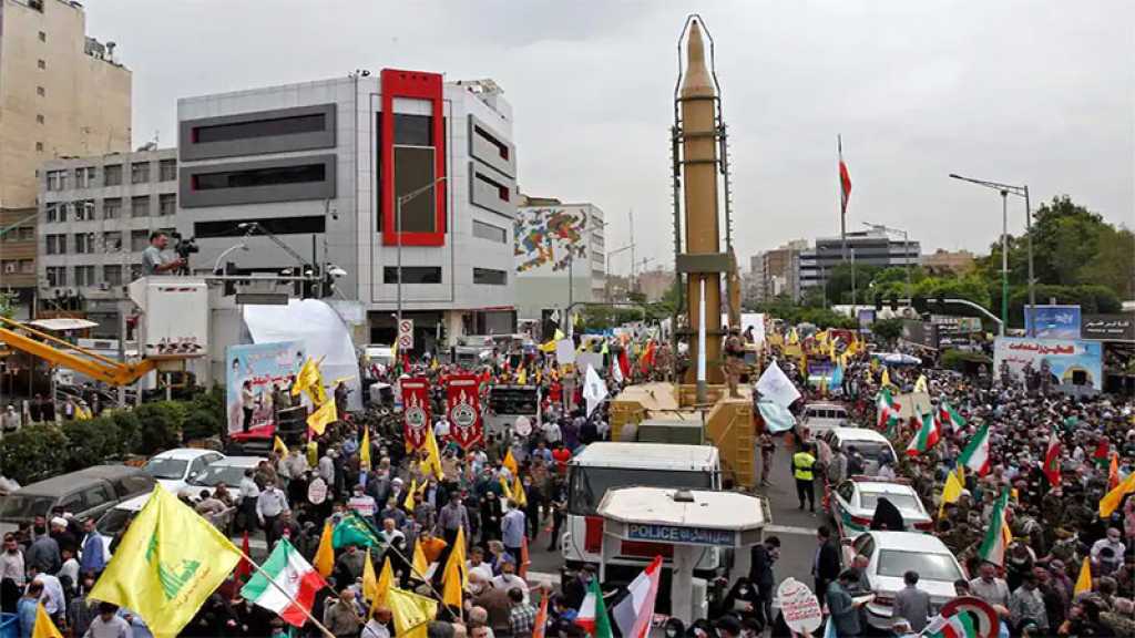 Iran: manifestations monstres pour la «Journée d’Al-Qods», le CGRI expose le nouveau missile balistique «Briseur de Khaybar»