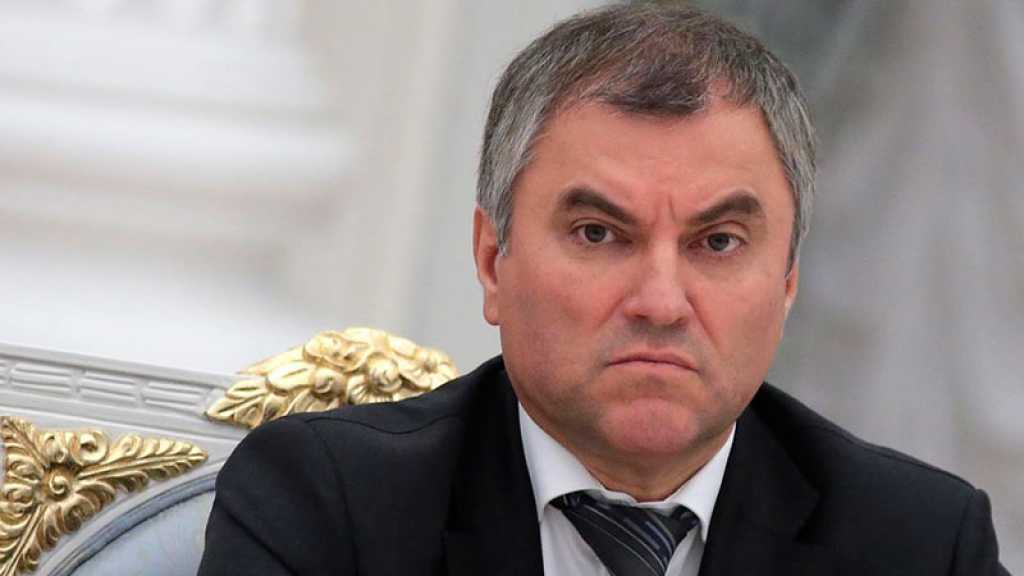 Le président de la Douma russe suggère de saisir les avoirs de pays considérés comme hostiles
