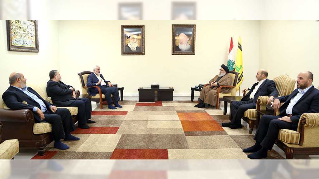 Haniyeh chez sayyed Nasrallah: Insistance sur la coopération entre les forces de l’axe de la résistance
