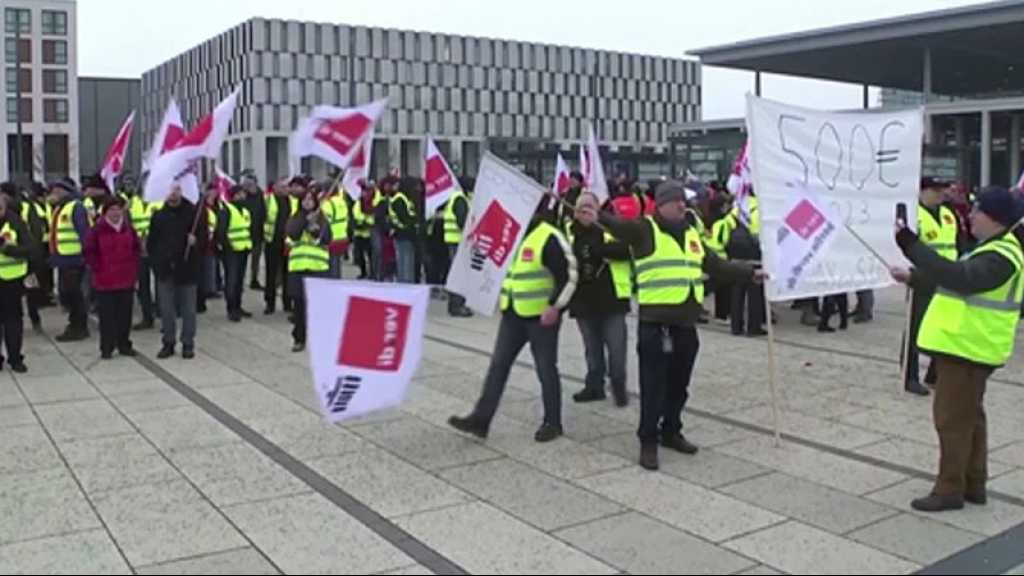 Allemagne: huit aéroports paralysés par la grève de personnels