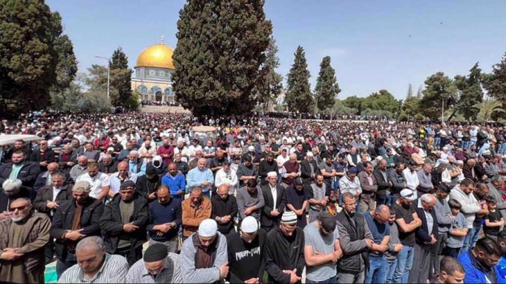 Ramadan en al-Qods occupée: présence massive de fidèles palestiniens à la mosquée al-Aqsa