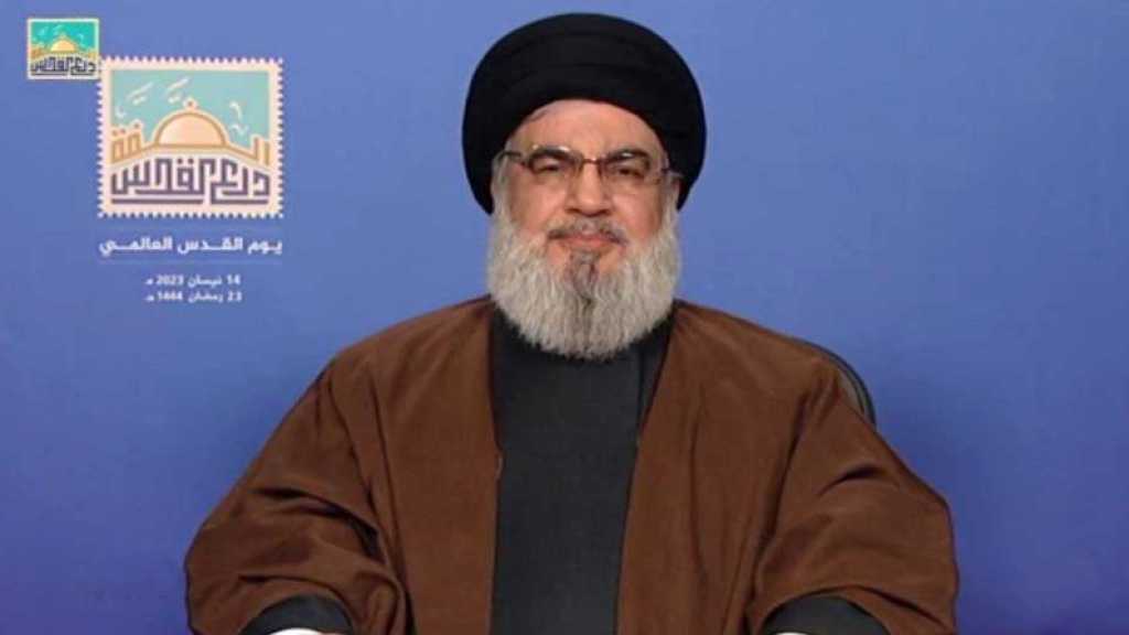 Sayyed Nasrallah: Le jeu israélien à Al-Qods, au Liban ou en Syrie pourrait entraîner la région dans une guerre majeure