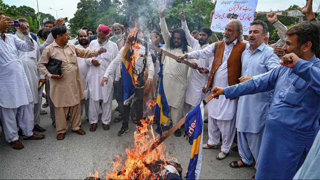 Autodafé du Coran en Suède: des milliers de personnes protestent au Pakistan