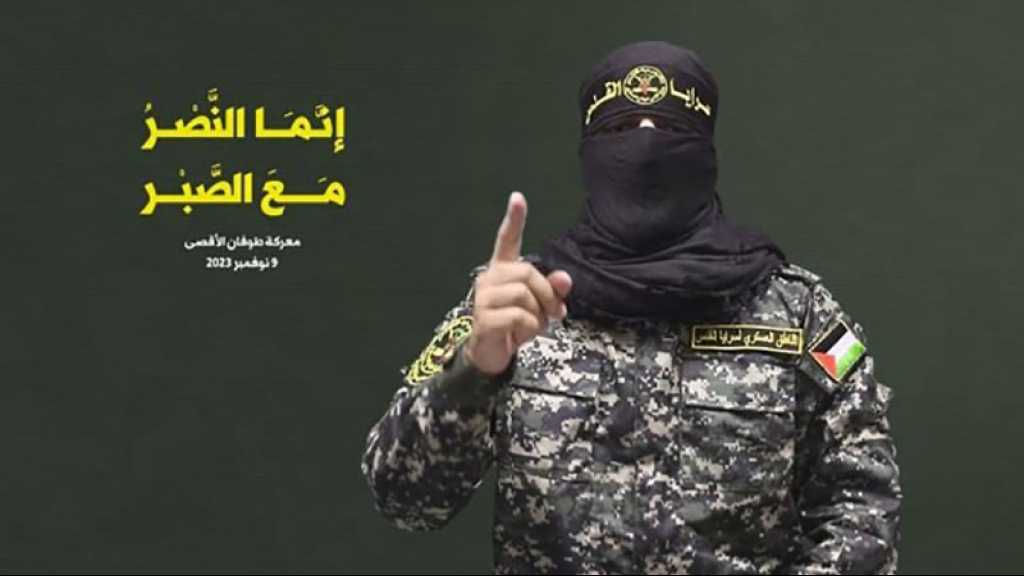 Brigades Al-Qods : La résistance est confrontée à une guerre mondiale, l’ennemi souffre et est repoussé sur tous les fronts