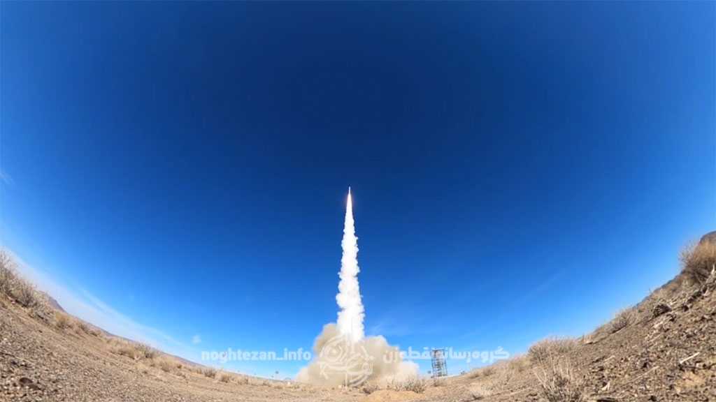 Le CGRI réussit à placer le satellite Soraya sur une orbite de 750 kilomètres