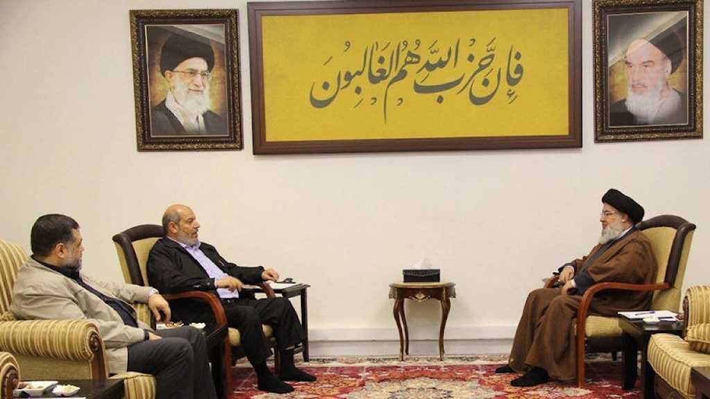 Une délégation du Hamas chez sayyed Nasrallah