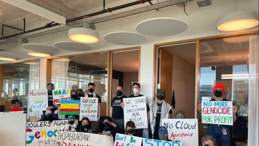 28 employés de Google licenciés après une protestation pour dénoncer les contrats avec «Israël»
