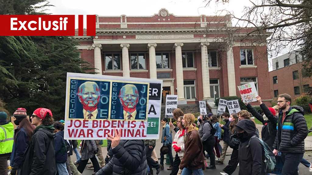 La protestation des étudiants US et la partialité sourde-aveugle de Biden à l’égard d’«Israël»