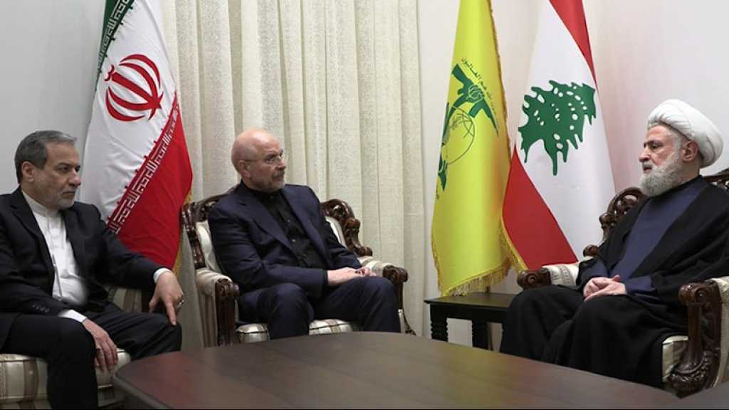Cheikh Qassem reçoit le président du Parlement et le ministre des AE iraniens