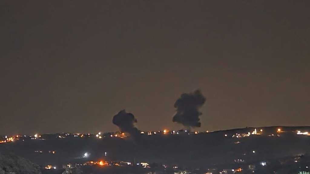 «Israël» lance une agression aérienne massive sur le sud du Liban