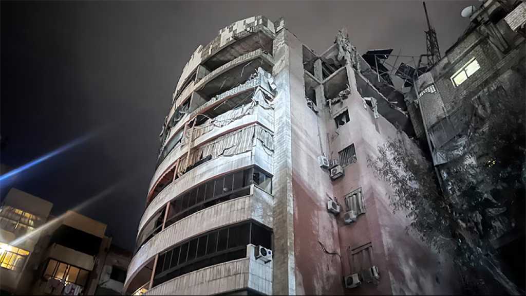 «Israël» frappe à nouveau la banlieue sud de Beyrouth: 4 martyrs et 7 blessés, des condamnations