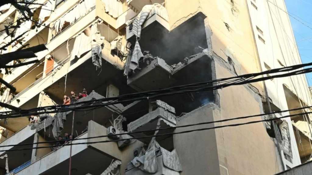 Agression «israélienne» sur la banlieue sud: 5 martyrs et 28 blessés, les condamnations affluent