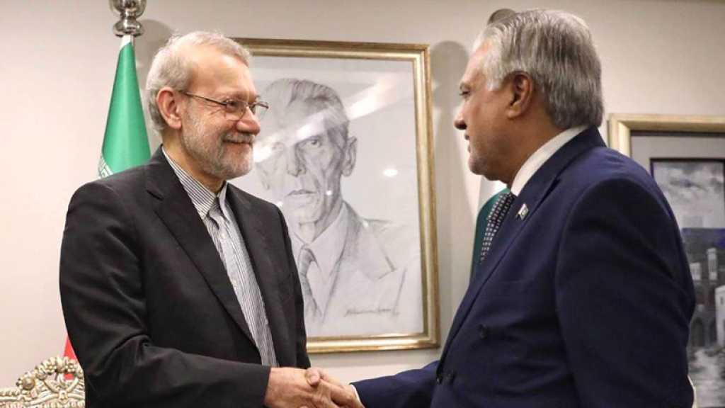 Iran-Pakistan: La coopération entre Téhéran et Islamabad contribue à la paix régionale, dit Larijani