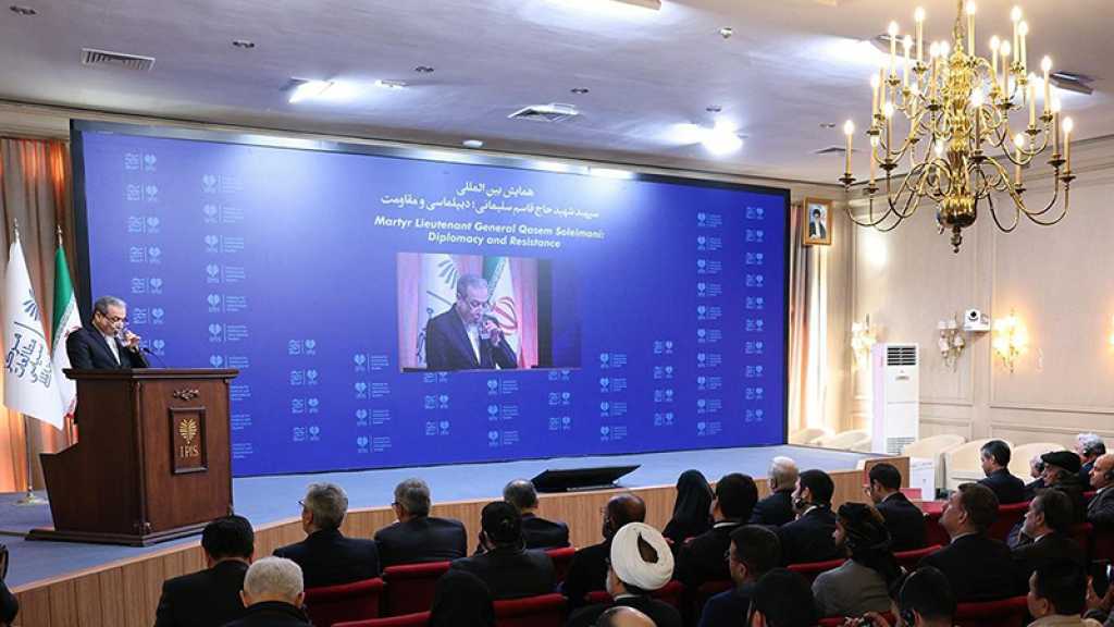 Iran: Le général Soleimani était l’architecte de l’Axe de la Résistance dans la région, dit Araghchi