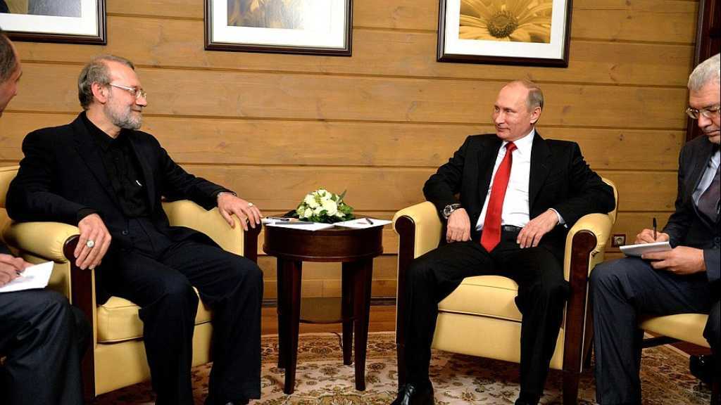 Poutine reçoit Larijani: Coopération économique et questions régionales sur la table
