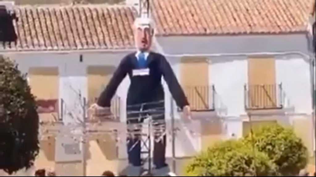 Espagne: Une effigie de Netanyahu a été détruite lors d’une fête