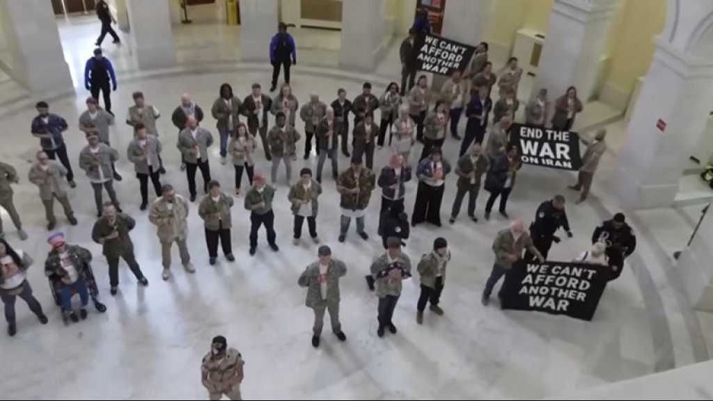 États-Unis: De dizaines de vétérans US arrêtés lors d’une manifestation au Congrès contre la guerre en Iran
