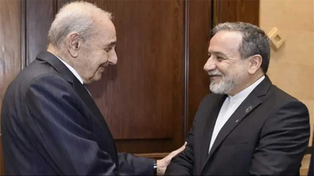 Araghchi assure à Berri le soutien d’Iran: Téhéran salue la «résistance exemplaire» du Liban