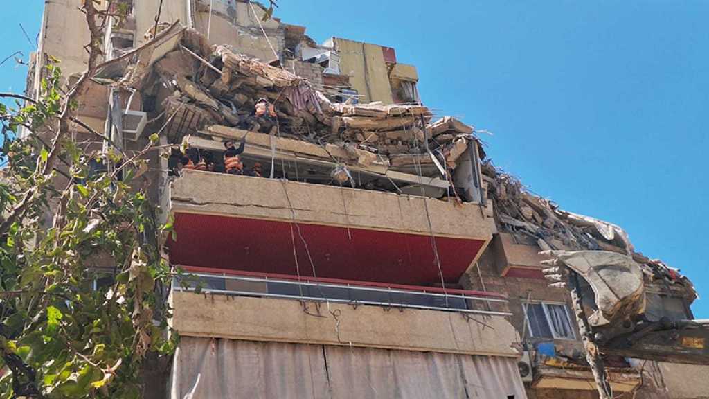 Liban: «Israël» vise la banlieue sud de Beyrouth, continue de bombarder le Sud