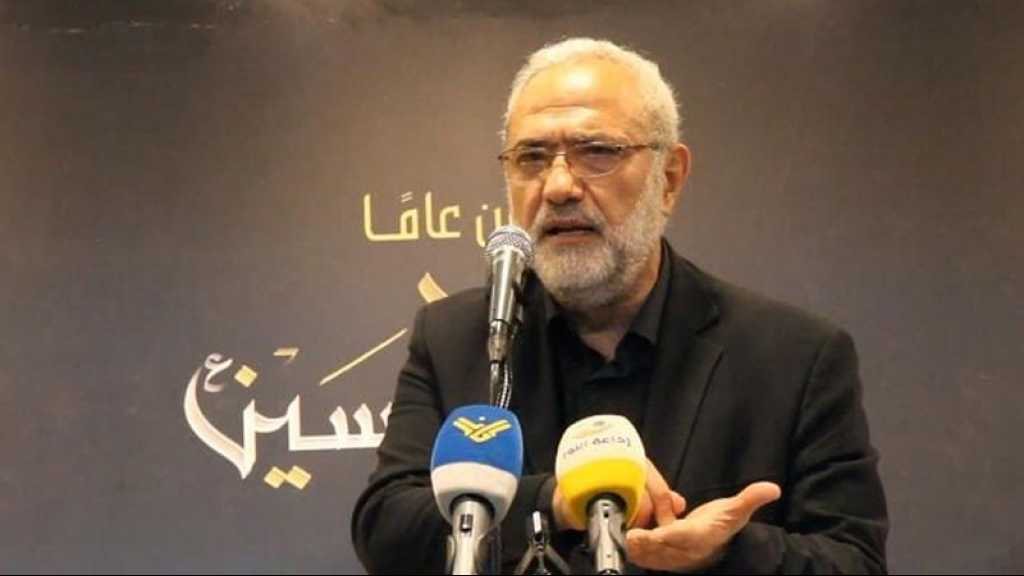 Liban: Le Hezbollah n’acceptera pas de rendre les armes, ni de consacrer l’occupation «israélienne» du Sud, dit Qomati
